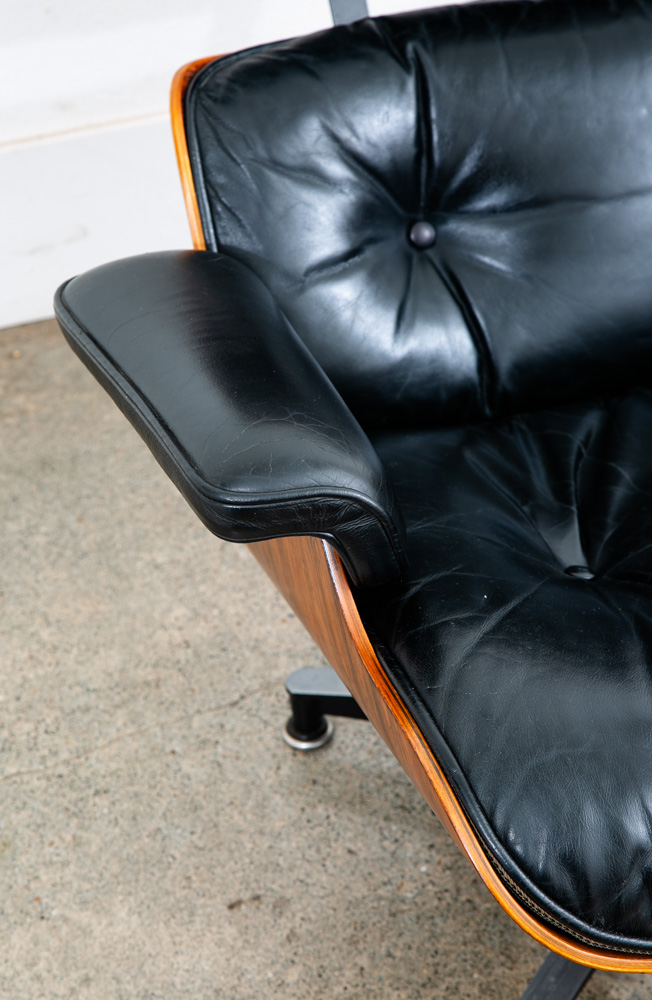 Mid Century Modern Lounge Chair Eames Herman Miller 670/671 Rosewood 1970s #2 NM - Image 9