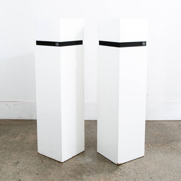 Mid Century Modern Speakers JBL Aquarius 4 IV White Speaker Set Hifi S109 Omni