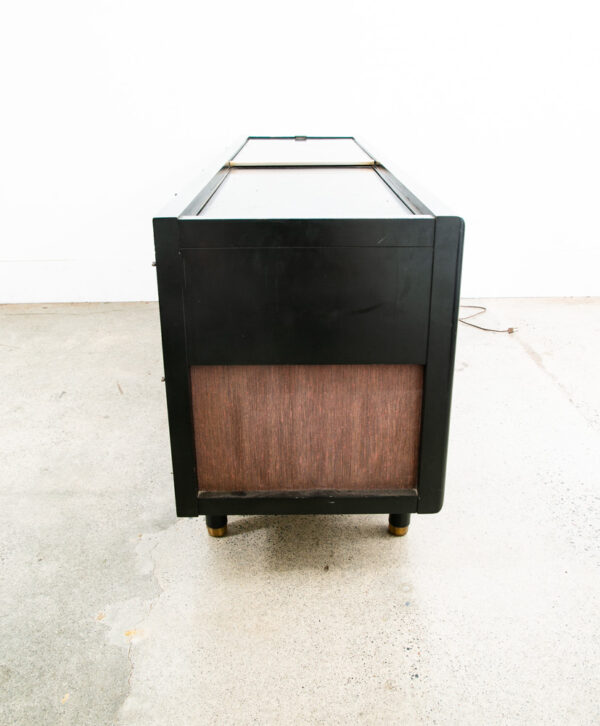 Mid Century Modern Stereo Console Record Player Magnavox Radio Black Vintage Mcm - Image 3