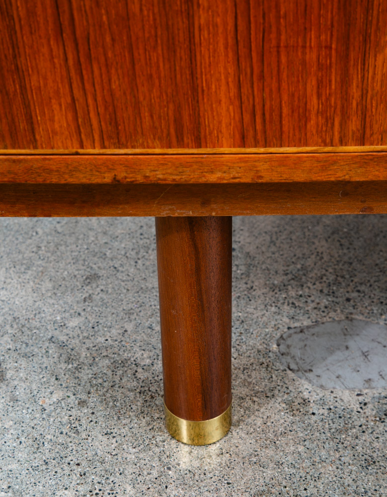 Mid Century Modern Credenza Audio Cabinet Vinyl Storage Teak Renzo Rutili Mcm - Image 11