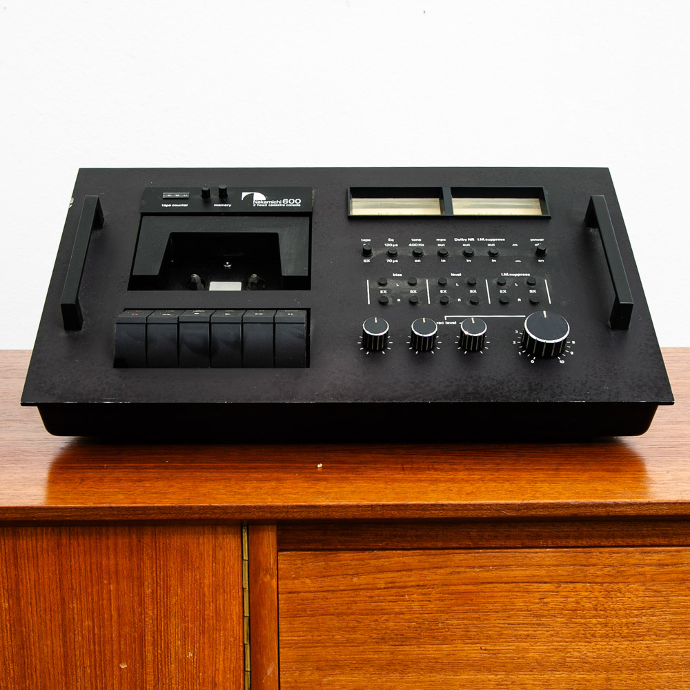 Vintage Tape Player Nakamichi 600 2 Head Cassette Recorder Deck Console Black - Image 8