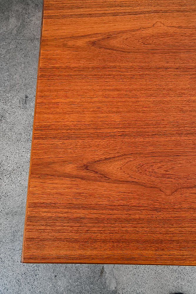 Mid Century Danish Modern Dining Table Drop Leaf Gate Leg Walnut Folding Teak Norway MCM - Image 11