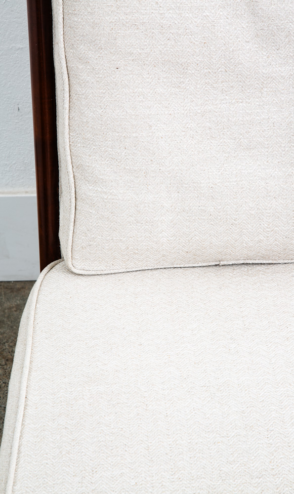 Mid Century Modern Lounge Chairs Slipper T.H. Robsjohn-Gibbings Widdicomb White - Image 7