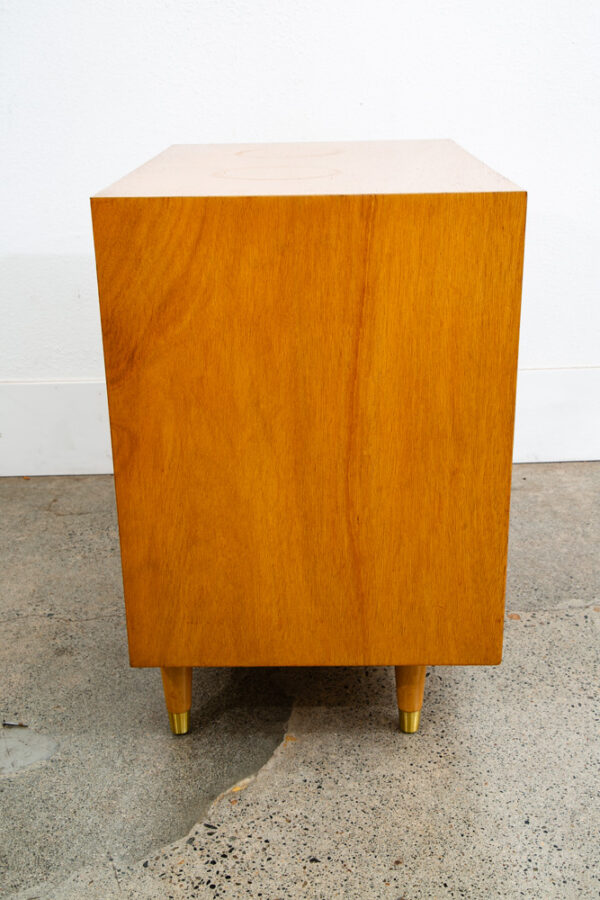Mid Century Modern Speakers JBL Speaker D130 15" Woofer Blonde Wood Case 16 Ohm - Image 3