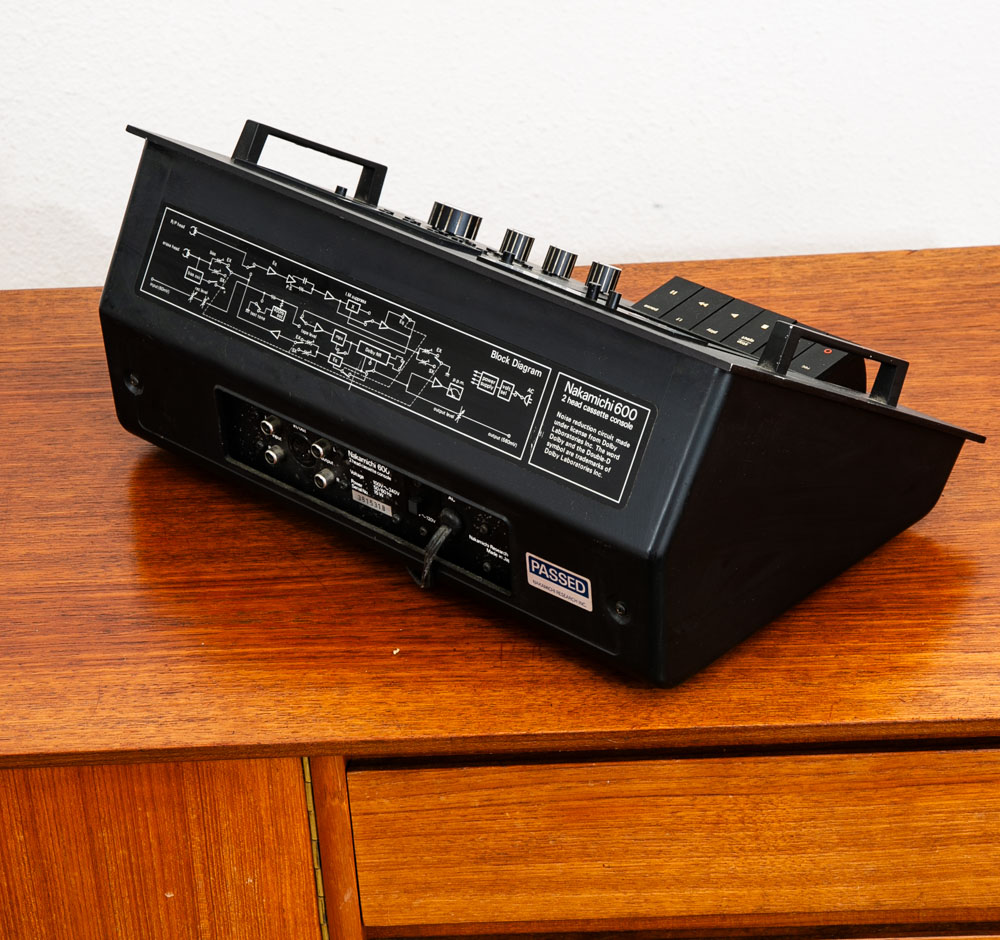 Vintage Tape Player Nakamichi 600 2 Head Cassette Recorder Deck Console Black - Image 12