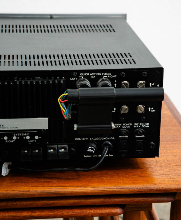 Vintage Sansui Reciever 5000A Solid State Black Case Stereo Tuner Amplifier Amp - Image 11