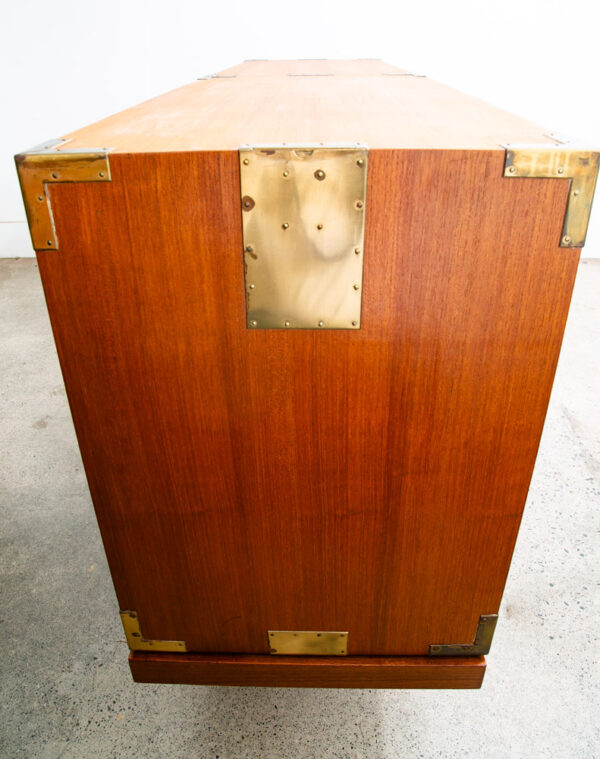 Mid Century Modern Credenza Bench Hutch Cabinet Dresser Teak Renzo Rutili Mcm - Image 10
