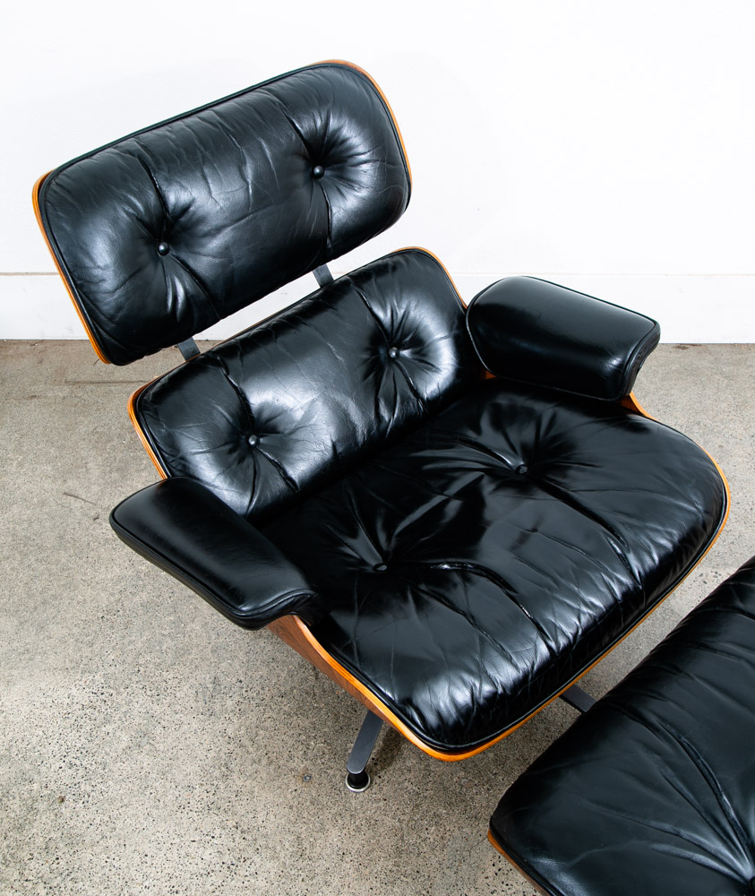 Mid Century Modern Lounge Chair Eames Herman Miller 670/671 Rosewood 1970s Mcm - Image 11