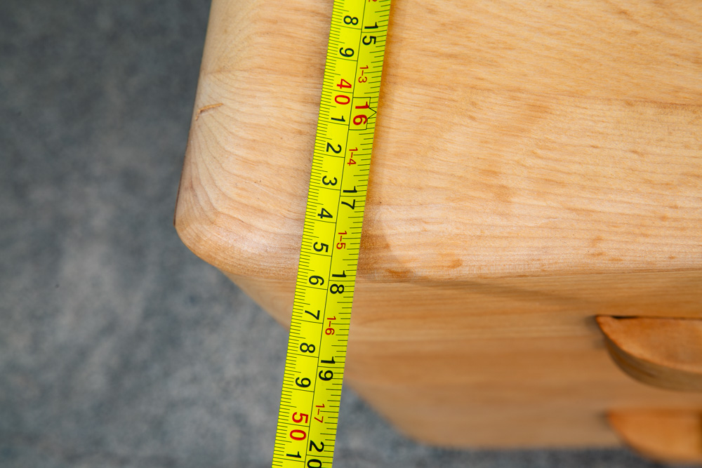 Mid Century Modern Vanity Dressing Table Heywood Wakefield Rio Round Mirror Mcm - Image 10