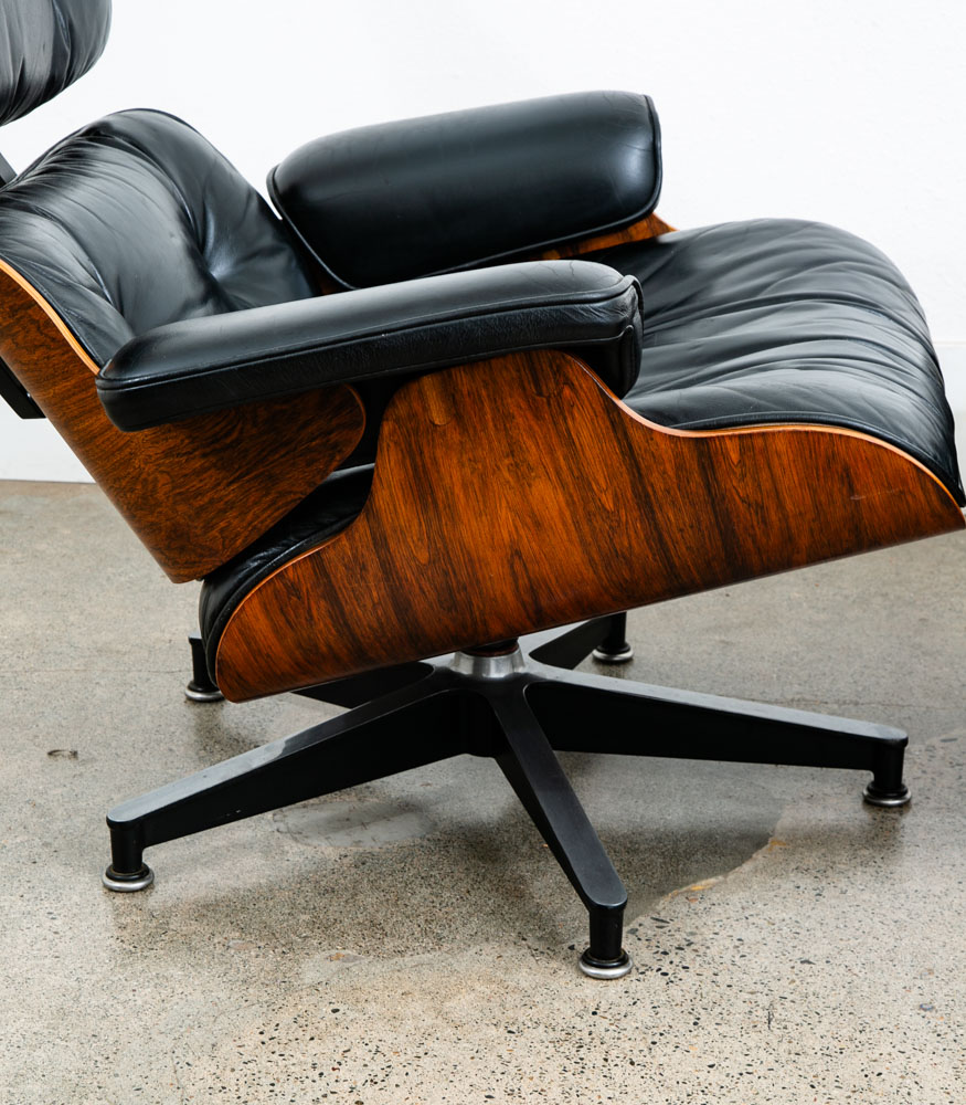Mid Century Modern Lounge Chair Eames Herman Miller 670/671 Rosewood 1970s #2 NM - Image 11