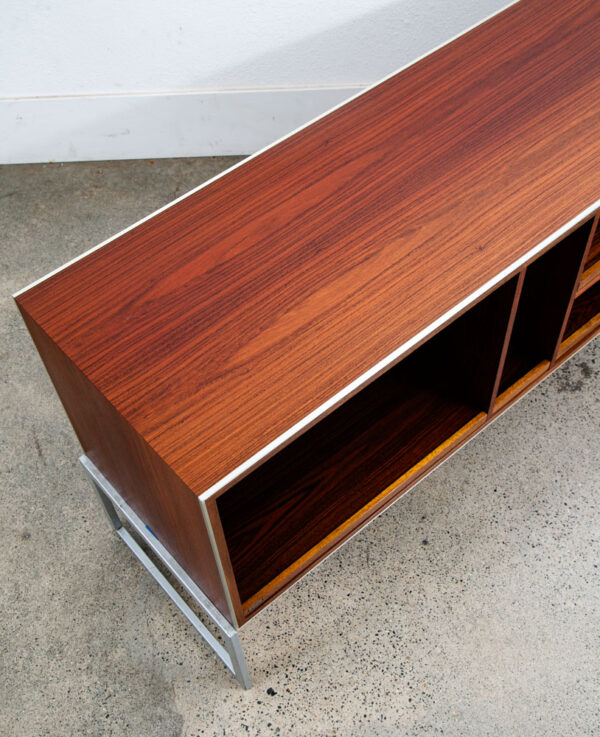 Mid Century Danish Modern Stereo Console Cabinet Rosewood Hifi Bang and Olufsen - Image 10