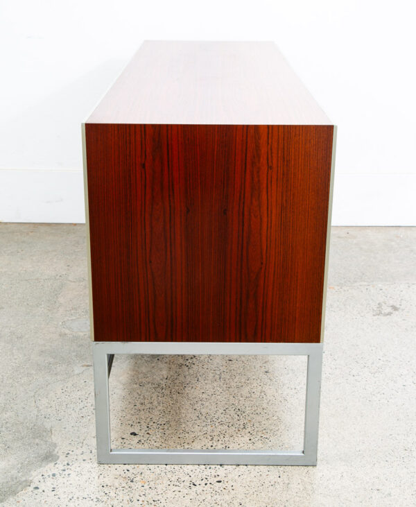 Mid Century Danish Modern Stereo Console Cabinet Rosewood Hifi Bang and Olufsen - Image 5