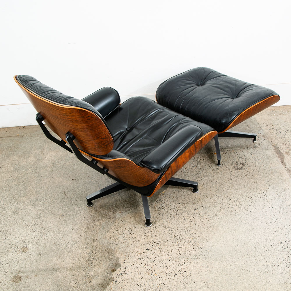 Mid Century Modern Lounge Chair Eames Herman Miller 670/671 Rosewood 1970s #2 NM - Image 7