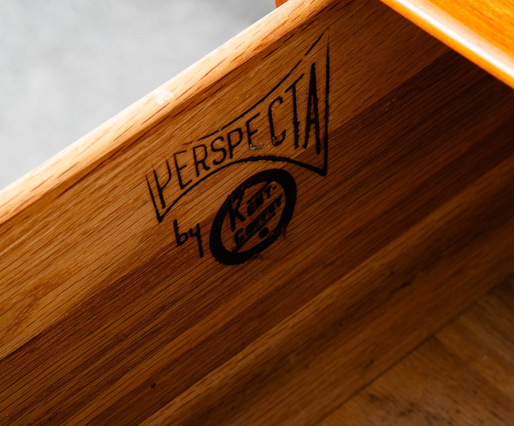 Mid Century Modern Dresser Highboy Kent Coffey 5 Drawer Perspecta Brasilia Wood - Image 5