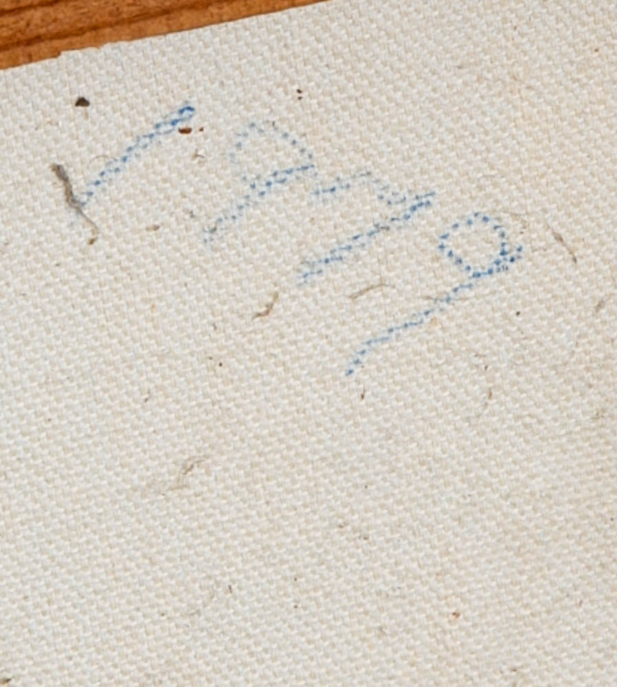 Mid Century Modern Painting Original Art Abstract Flowers Floral 1979 Signed Mcm - Image 6