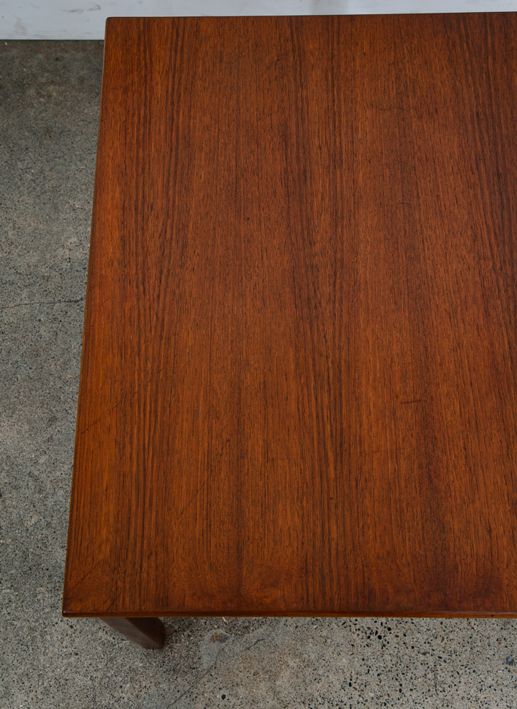 Mid Century Danish Modern Coffee Table Side Square Teak Denmark Coffee Vintage M - Image 7