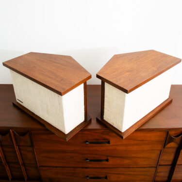 Mid Century Modern Speakers Bose Series 901 II Speaker Hifi Walnut 18 drivers