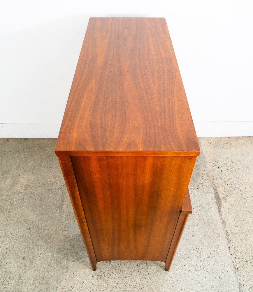 Mid Century Modern Dresser Highboy Kent Coffey 5 Drawer Perspecta Brasilia Wood - Image 8