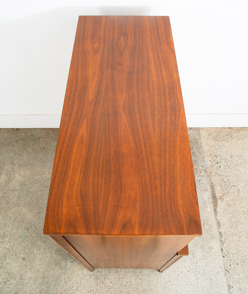 Mid Century Modern Dresser Highboy Kent Coffey 5 Drawer Perspecta Brasilia Wood - Image 4