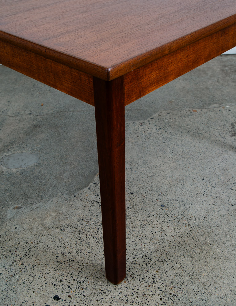 Mid Century Danish Modern Coffee Table Side Square Teak Denmark Coffee Vintage M - Image 5