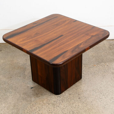 Mid Century Danish Modern End Table Rosewood Side Nightstand Vintage Pedestal