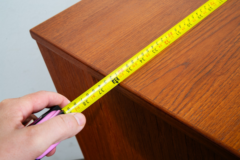 Mid Century Danish Modern Dresser Highboy 6 Drawer Teak Denmark Mobler Vintage - Image 5