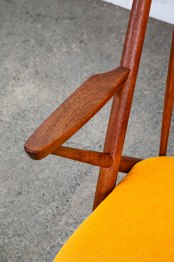 Mid Century Danish Modern Rocking Chair Teak Rocker Frank Reenskaug Bramin Mcm - Image 9