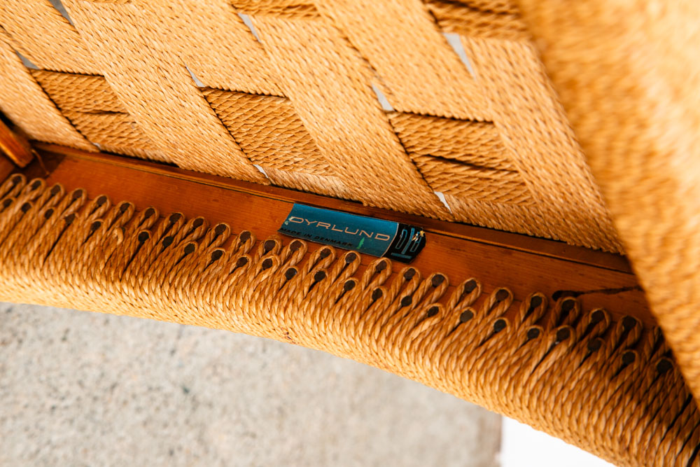 Mid Century Danish Modern Dining chair Set Pair Dyrlund Solid Teak Vintage Mcm - Image 5