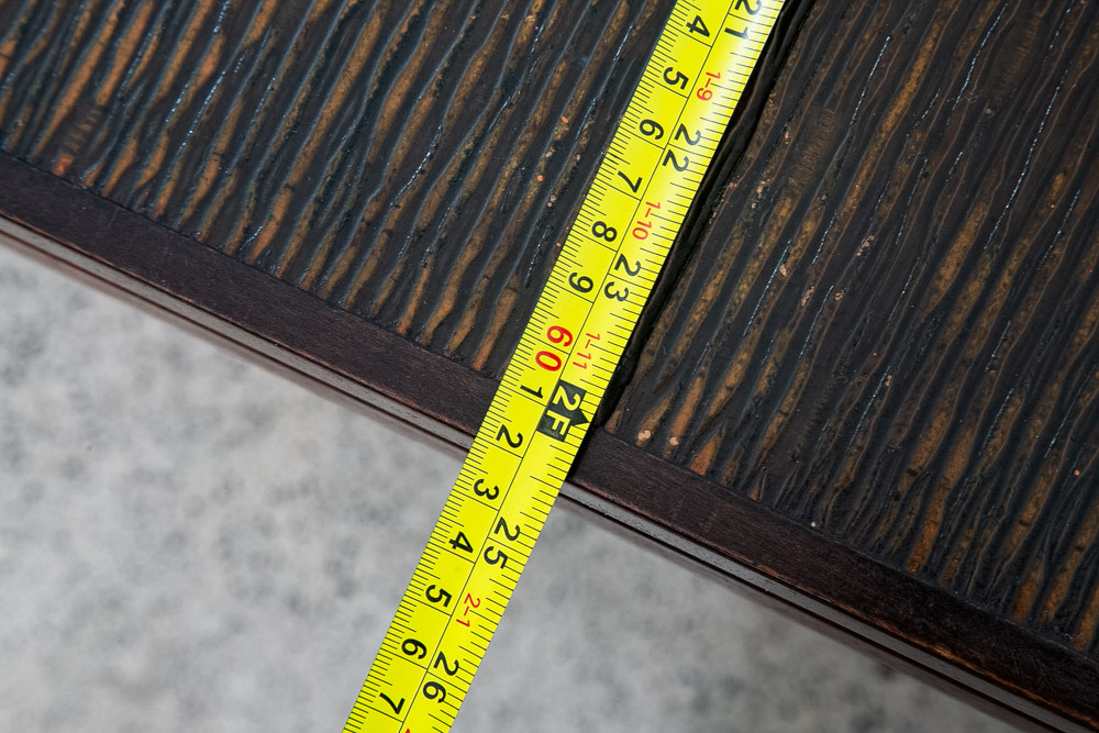 Mid Century Danish Modern Coffee Table Rosewood Copper Etched John Morkegaard - Image 12