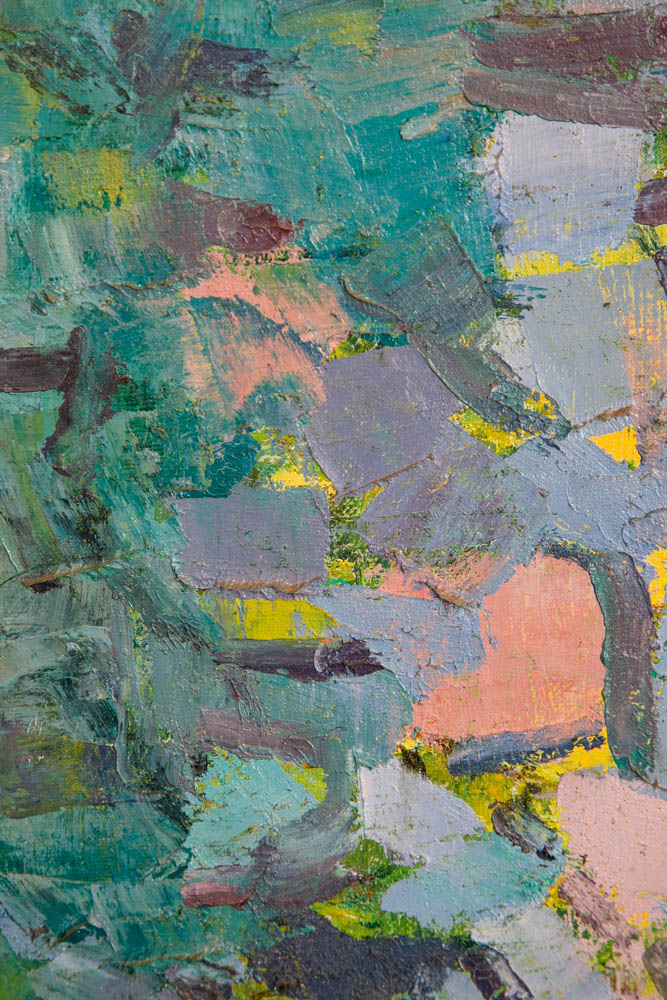 Mid Century Modern Oil Painting George Constant Art Abstract Original Signed '60 - Image 11