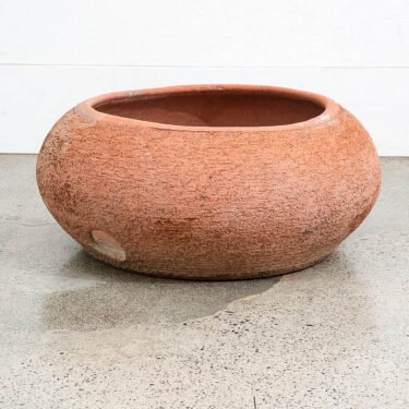 Mid Century Modern Hose Pot Round Clay Stan Bitters Hans Sumpf Scrape Stoneware