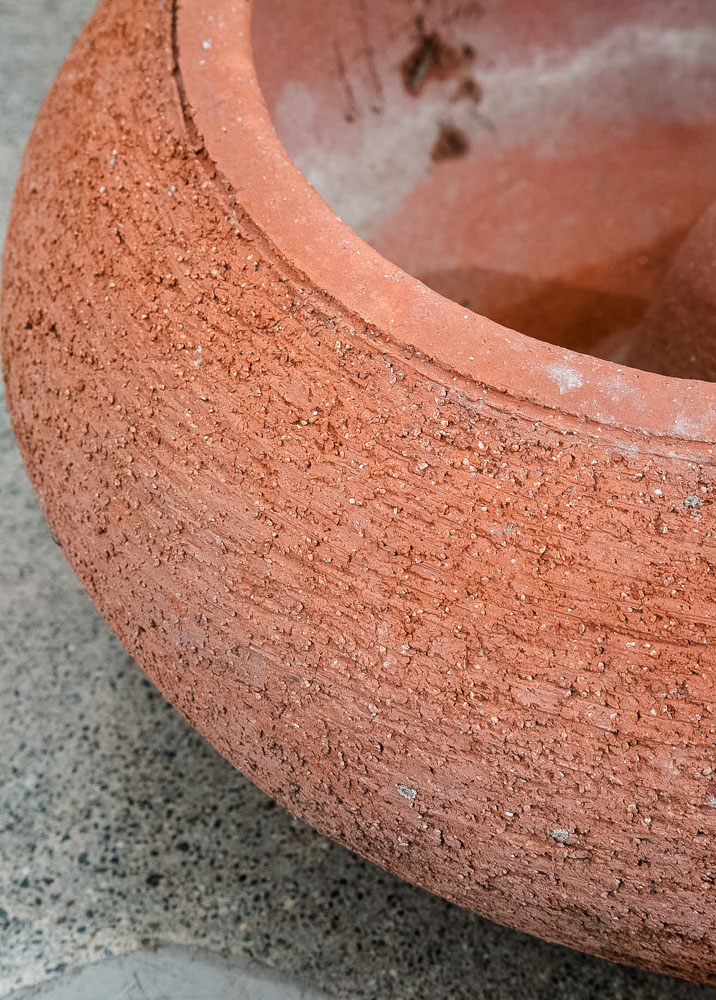 Mid Century Modern Hose Pot Round Clay Stan Bitters Hans Sumpf Scrape Stoneware - Image 8