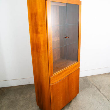 Mid Century Danish Modern Cabinet Skovby Hutch Credenza Display Teak Glass Mcm