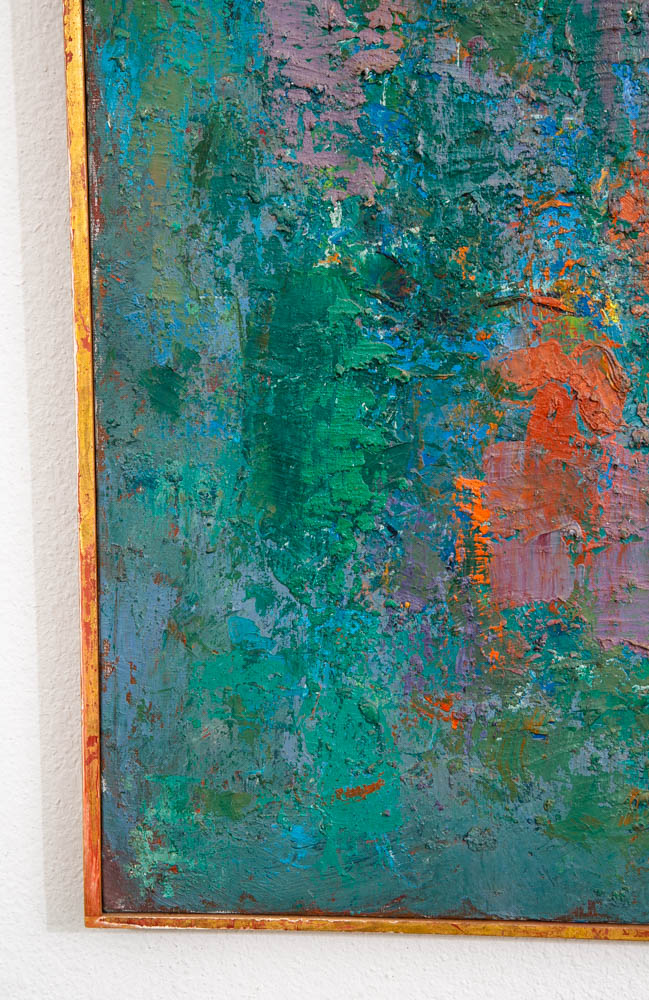 Mid Century Oil Painting George Constant Art Abstract Expressionism Large 40x30" - Image 7