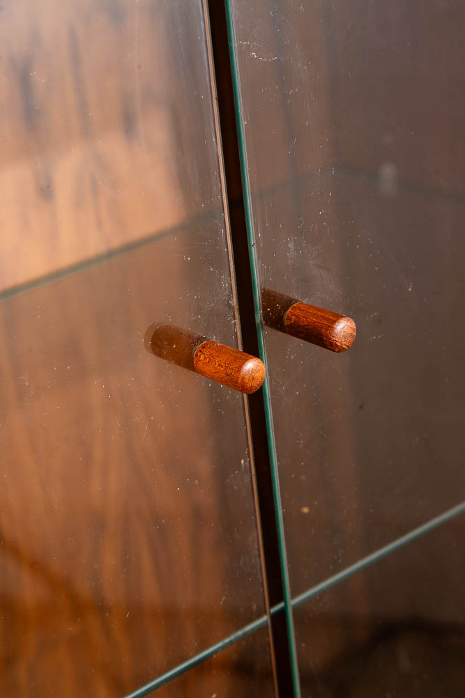 Mid Century Danish Modern Cabinet Skovby Hutch Credenza Display Teak Glass Mcm - Image 7