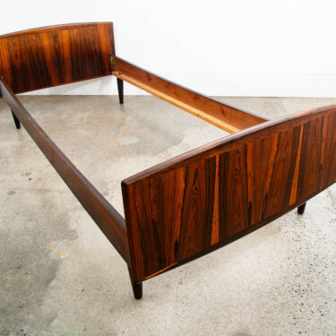 Mid Century Danish Modern Bed Frame Sm Single Rosewood Denmark Sannemanns Mobler
