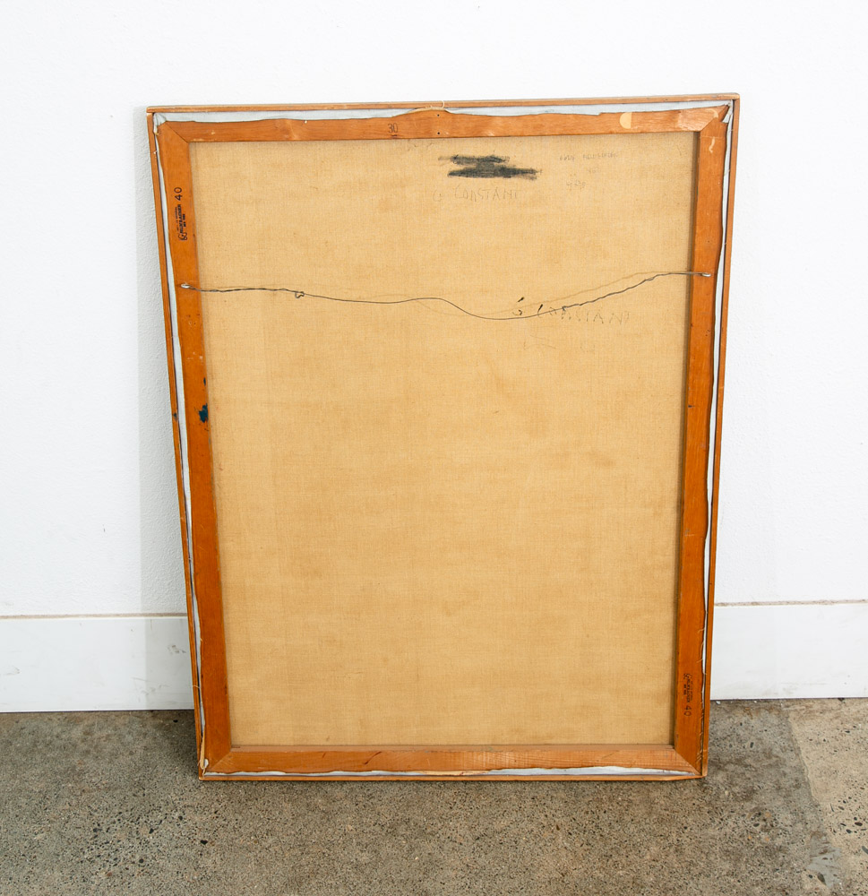 Mid Century Oil Painting George Constant Art Abstract Expressionism Large 40x30" - Image 4