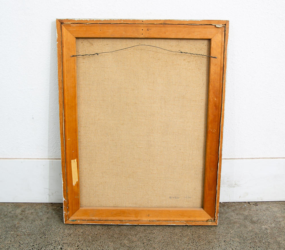 Mid Century Modern Oil Painting George Constant Art Abstract Original Signed '60 - Image 5