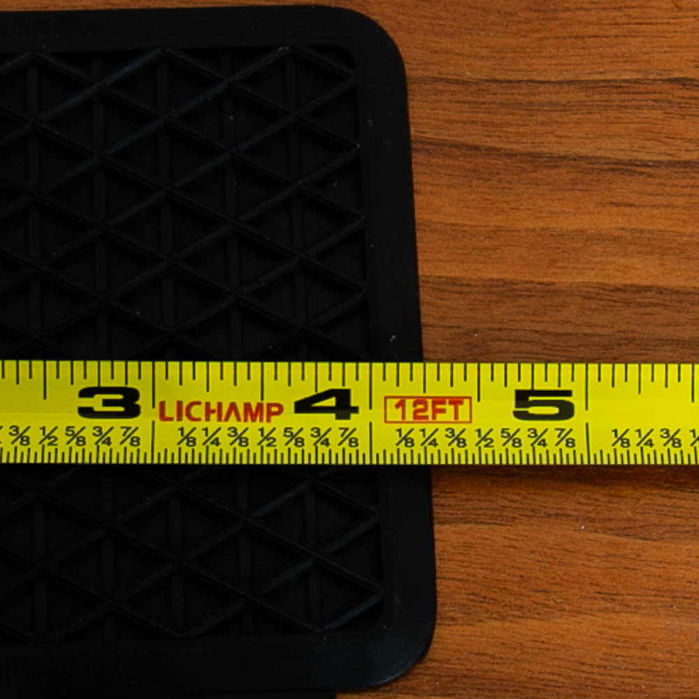 Mid Century Modern Circa 1960's Vintage Rubbermaid Kar-Rug Miniature Throw Rug Coaster Set of 4 - Image 10