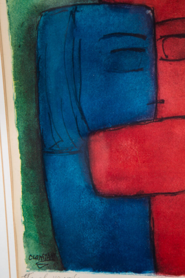 Mid Century Modern Lithograph George Constant Art Abstract Signed AP ...