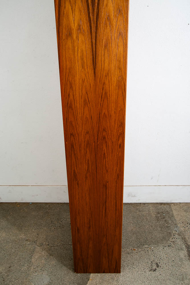 Mid Century Danish Modern Bookshelf Tall Teak Wood Shelving 6 Shelf Compact 22" - Image 10