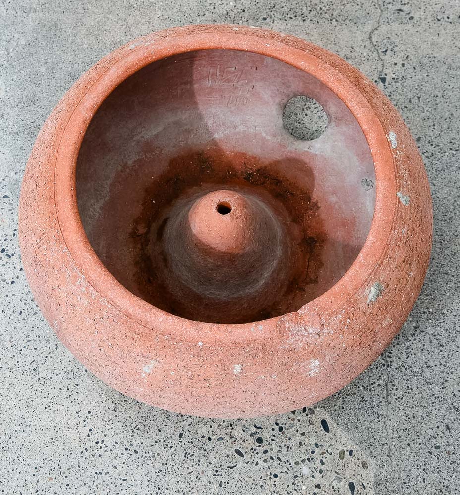 Mid Century Modern Hose Pot Round Clay Stan Bitters Hans Sumpf 18" Stoneware #2 - Image 2