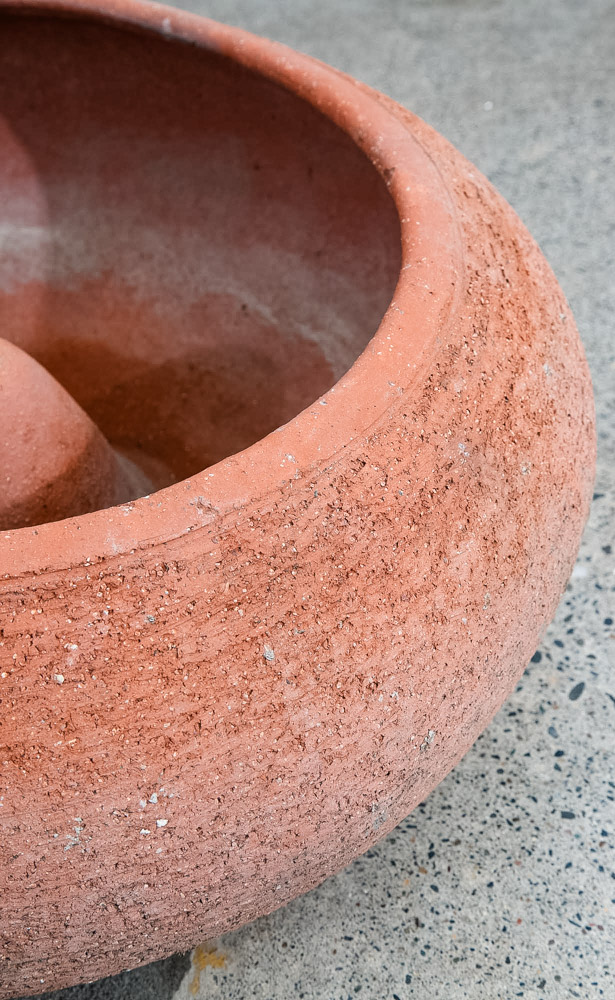 Mid Century Modern Hose Pot Round Clay Stan Bitters Hans Sumpf Scrape Stoneware - Image 7