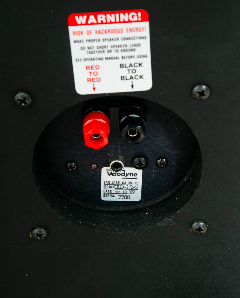 Mid Century Modern Subwoofer ULD 17S7 Table Rectangular Walnut Vintage Speaker - Image 5