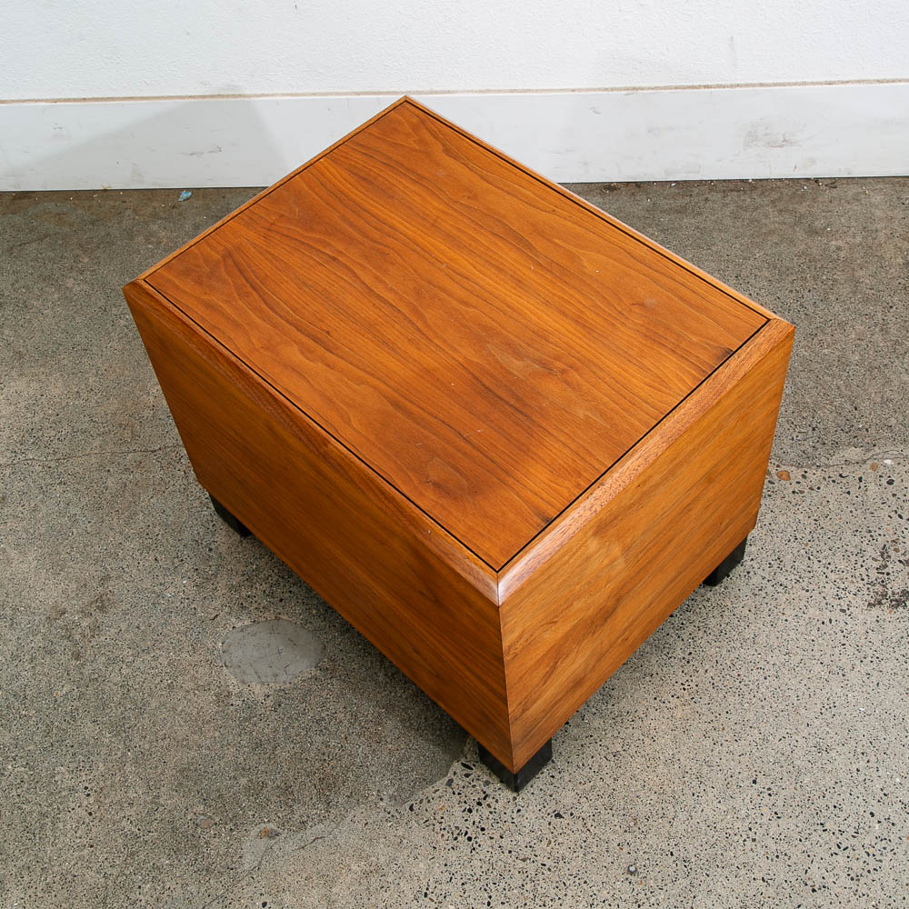 Mid Century Modern Subwoofer ULD 17S7 Table Rectangular Walnut Vintage Speaker - Image 9