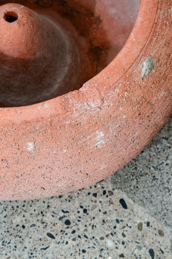 Mid Century Modern Hose Pot Round Clay Stan Bitters Hans Sumpf 18" Stoneware #2 - Image 5