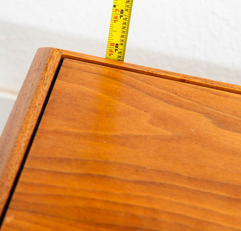 Mid Century Modern Subwoofer ULD 17S7 Table Rectangular Walnut Vintage Speaker - Image 11