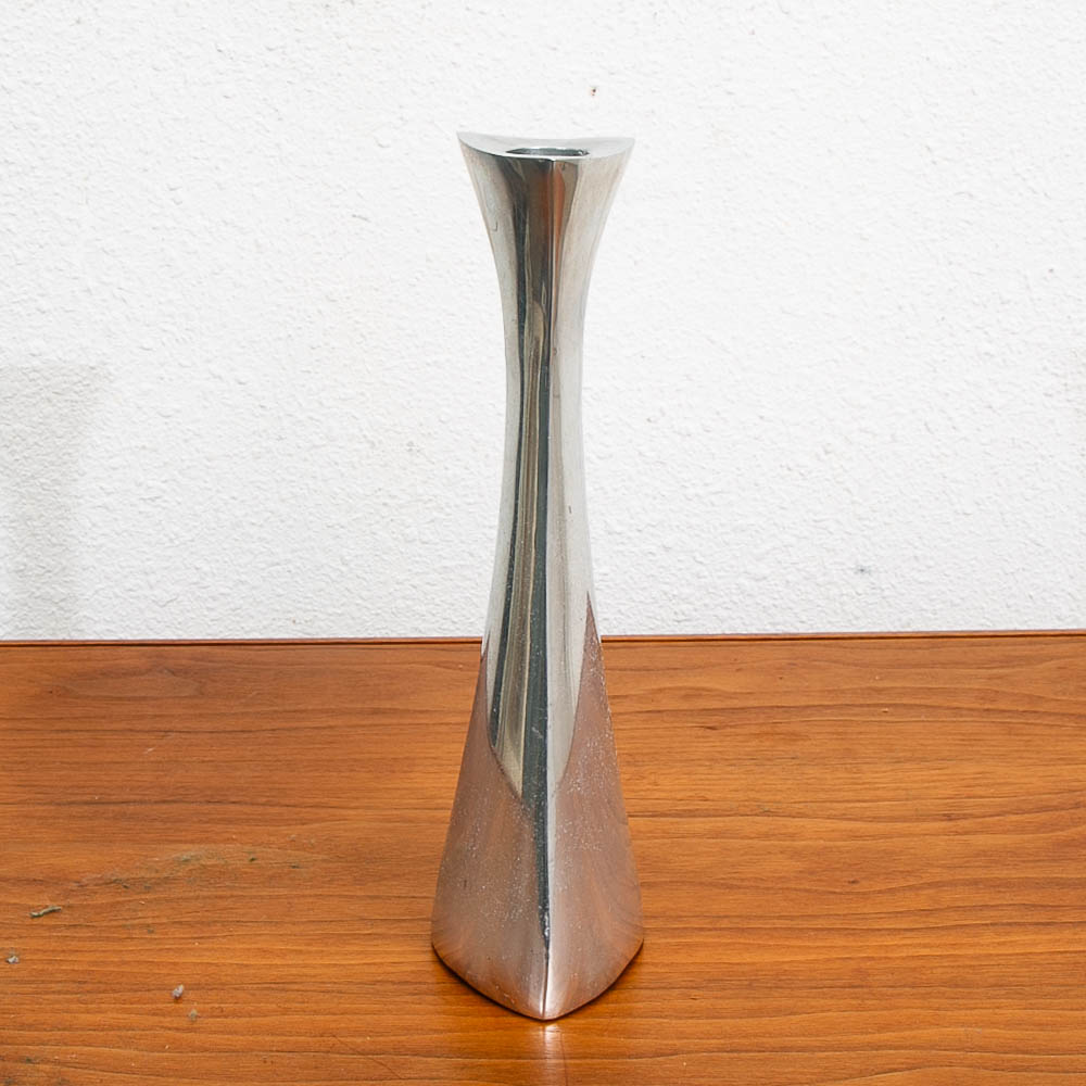 Mid Century Modern Nambe Candle Holders Set Two Made from Nambé Alloy Vintage Mcm - Image 8