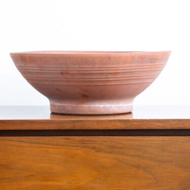 Mid Century Modern Planter Terra Cotta Silma Italy Pottery Vintage Round 18" Mcm