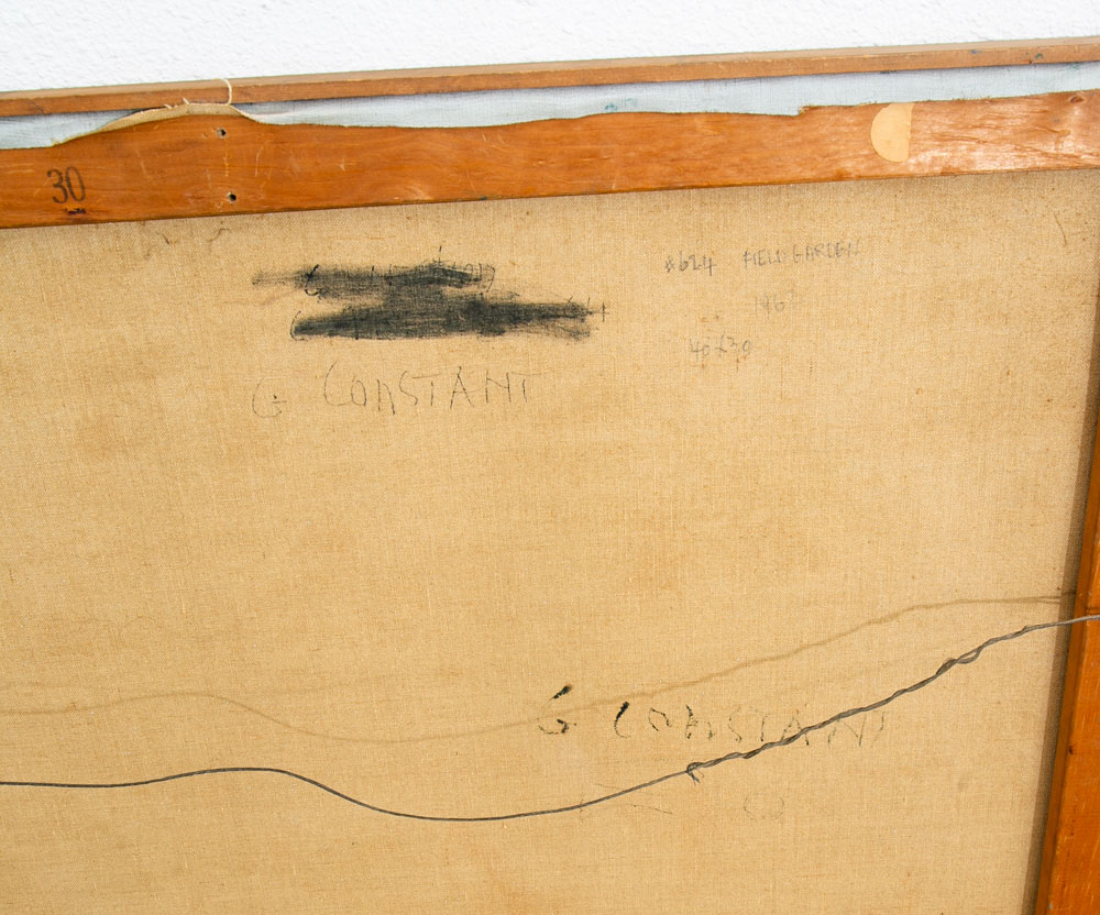 Mid Century Oil Painting George Constant Art Abstract Expressionism Large 40x30" - Image 9